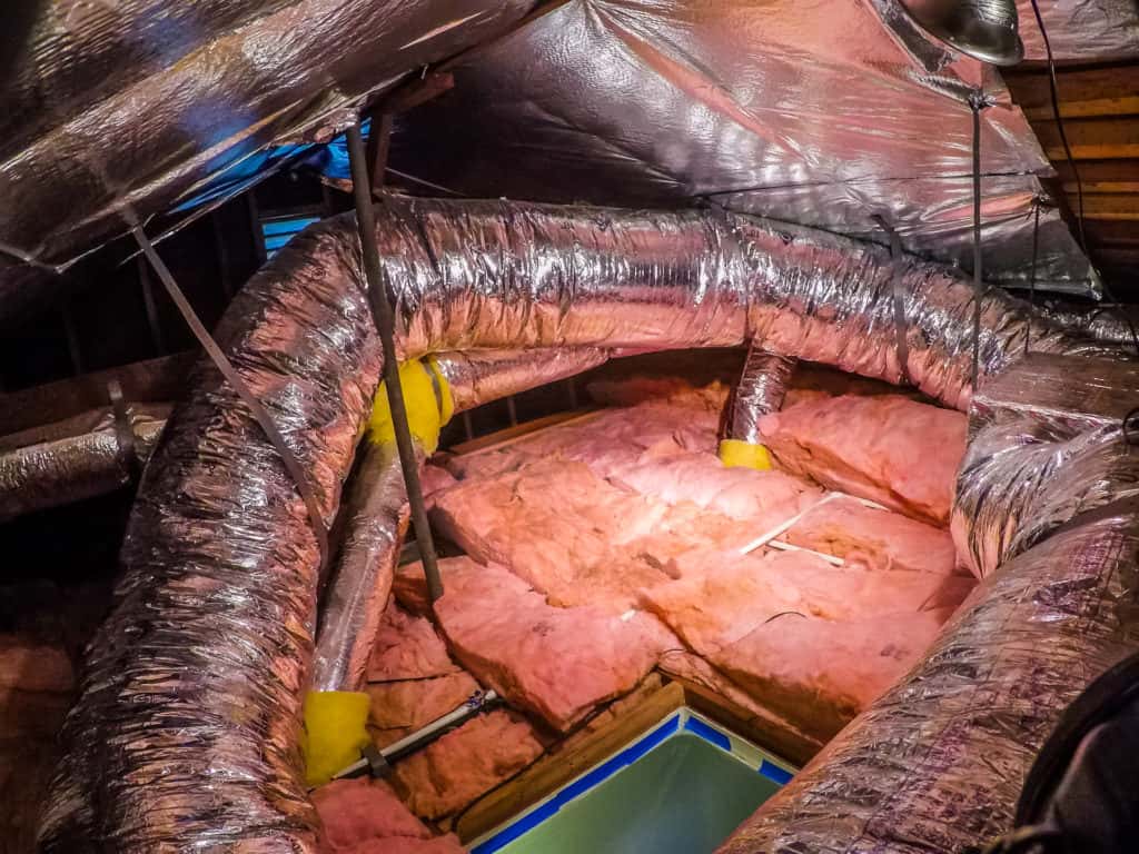 go! fiberglass batt installation/radiant barrier, attic insulation fiberglass batt installation